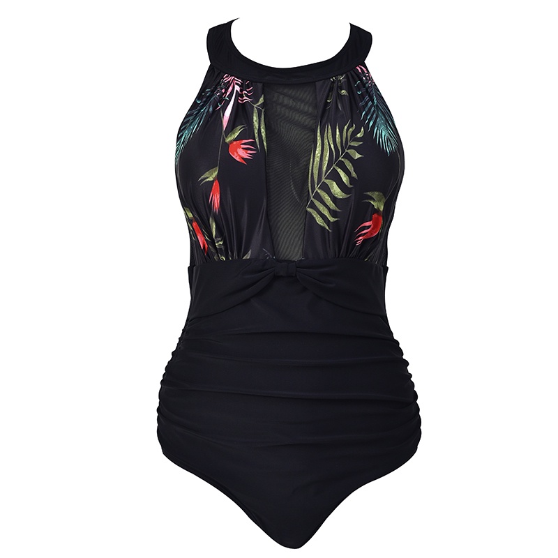 Tank Heart Sexy Potos One-Piece Suits Monokini Plus Size Swimwear Women ...