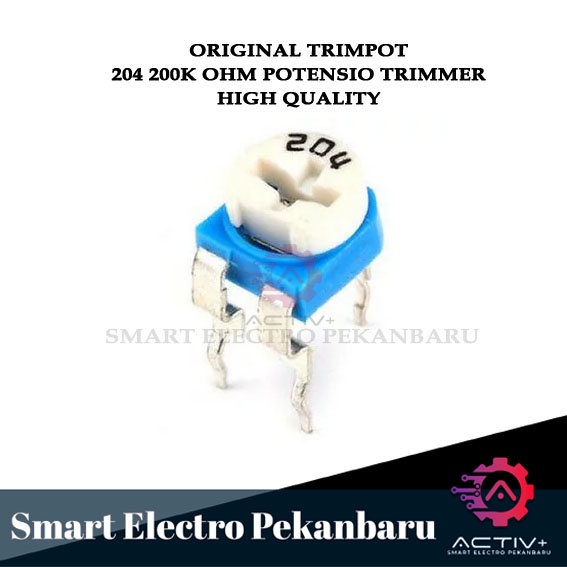 ORIGINAL TRIMPOT 204 200K OHM POTENSIO METER Trimmer Variable Resistor ...