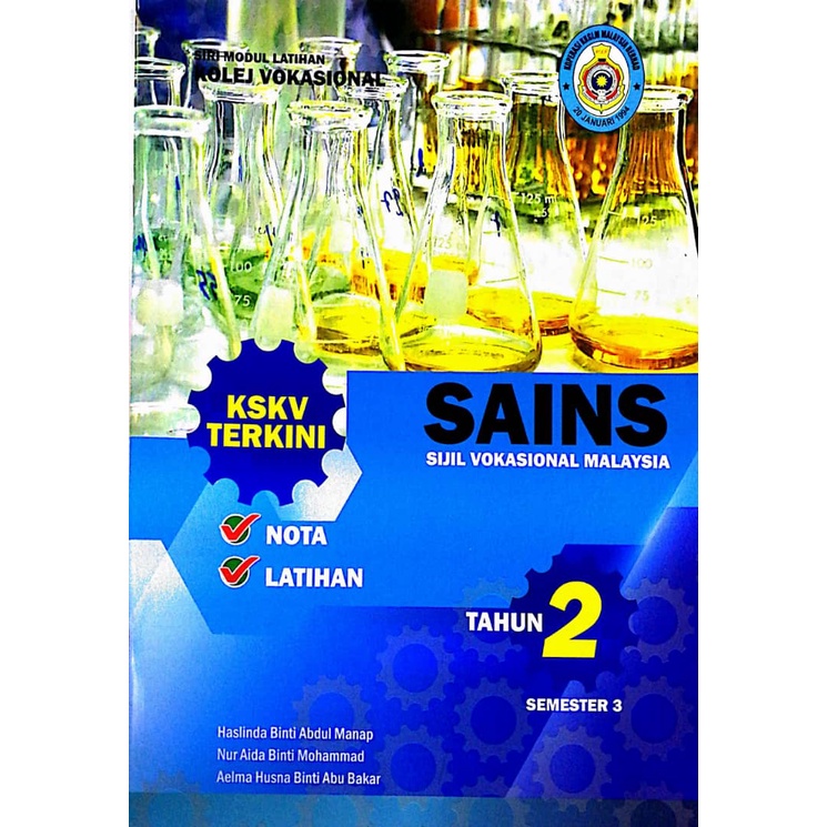 Vocational College Training Module Series: Science Year 2 Semester 3 ...