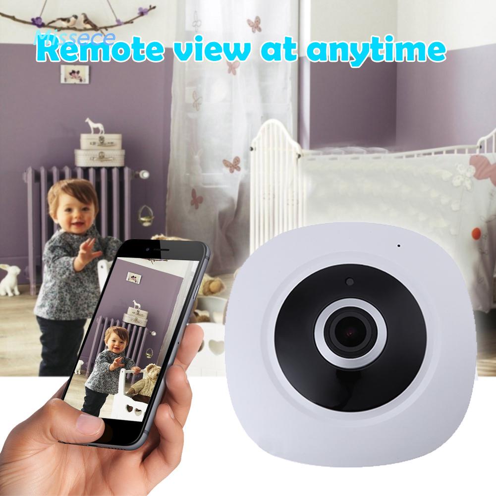 (Pro-MIC)Wireless 360 Degree Panorama Fisheye Camera Home Security