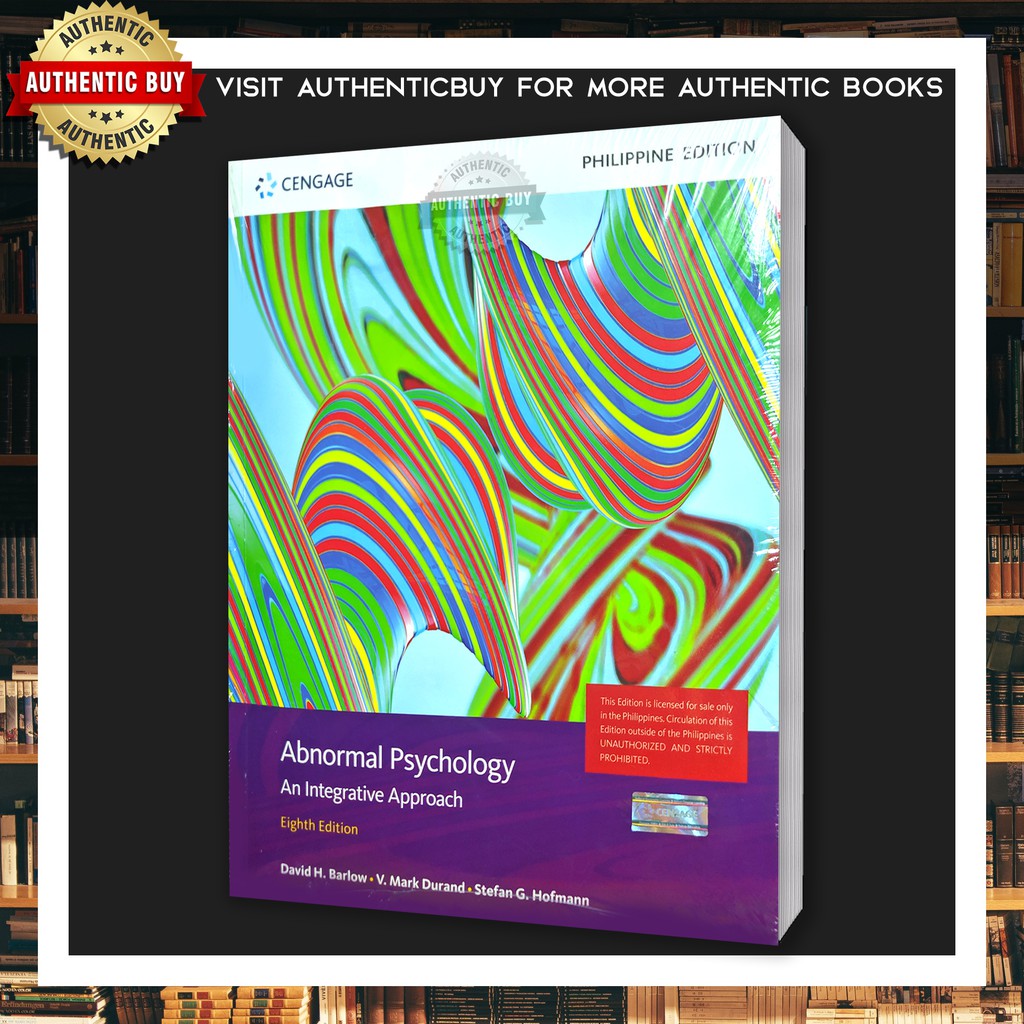 AUTHENTIC / Abnormal Psychology An Integral Approach 8th Edition By ...