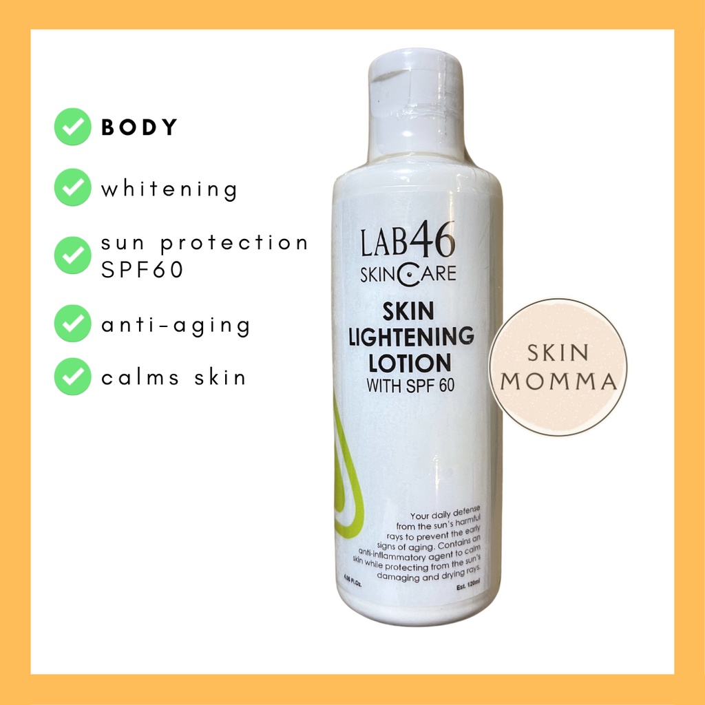 Lab46 skin lightening lotion with SPF 60 (April 2024 expiry) | Shopee ...