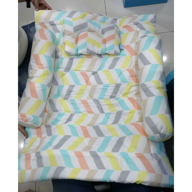 (ENERING) DAKKI INFANT PILLOW BOLSTER MATTRESS SET FOR BABIES (1