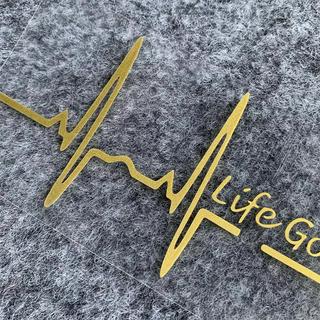 1 Pcs Life Goes On Sticker Laser Reflective Sticker For Motorcycle Car ...