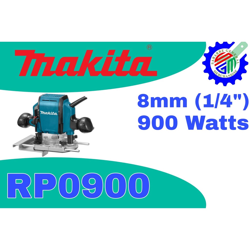 Makita Router RP0900 8mm (1/4") Plunger Type 900 Watts Shopee Philippines