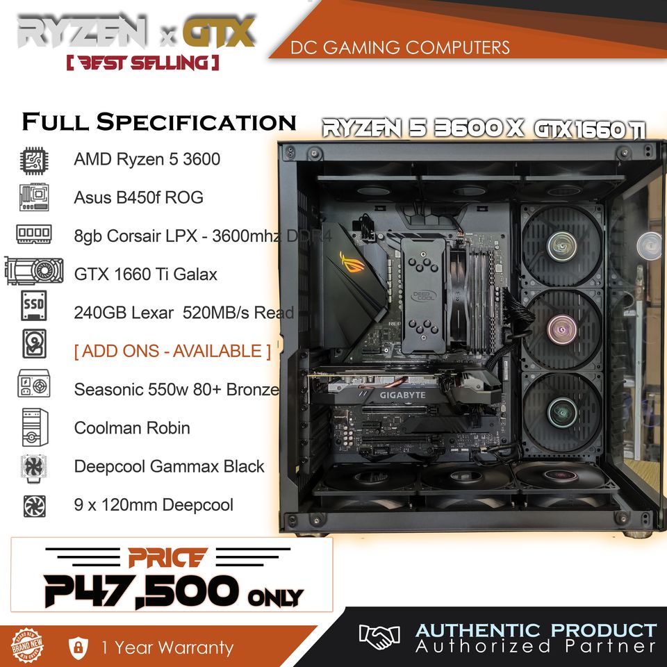 Ryzen 3600 gtx deals 1660 ti