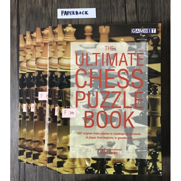 The Ultimate Chess Puzzle Book by John Gambit chess authentic | Shopee ...