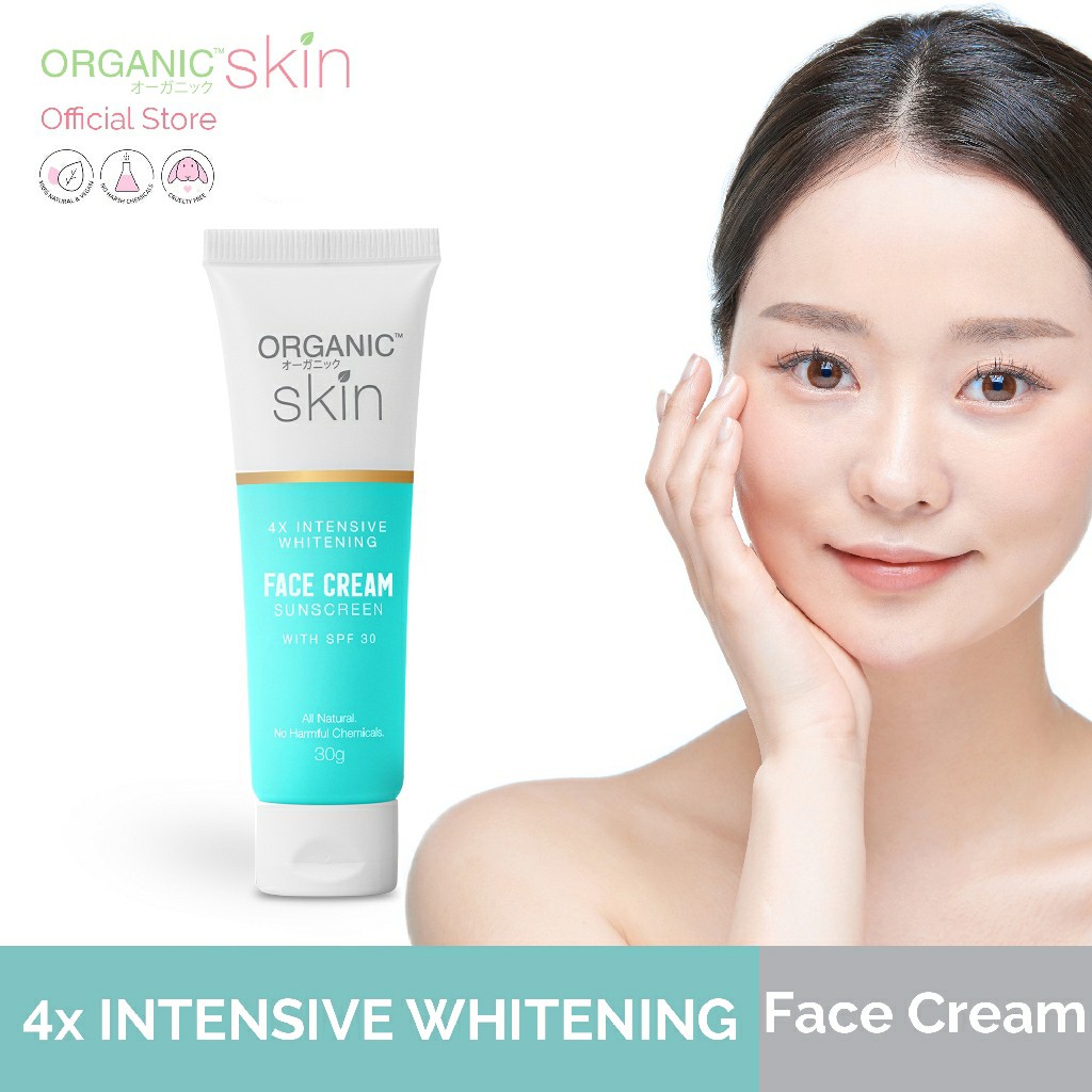 Organic Skin Japan 4X Whitening Face Cream w SPF 30 Shopee