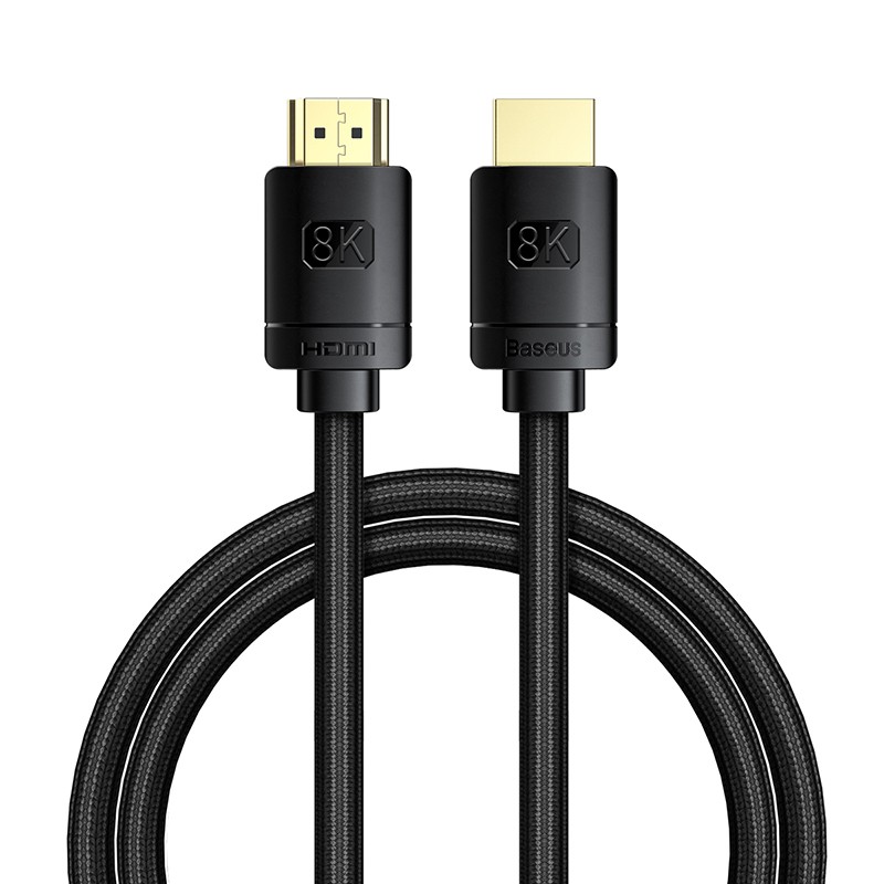 Baseus HDMI Cable for Xiaomi Mi Box HDMI 2.1 8K 60Hz 4K 120Hz 48Gbps Digital Cables for PS5 PS4 Laptops Monitor HDMI Splitter Shopee Philippines