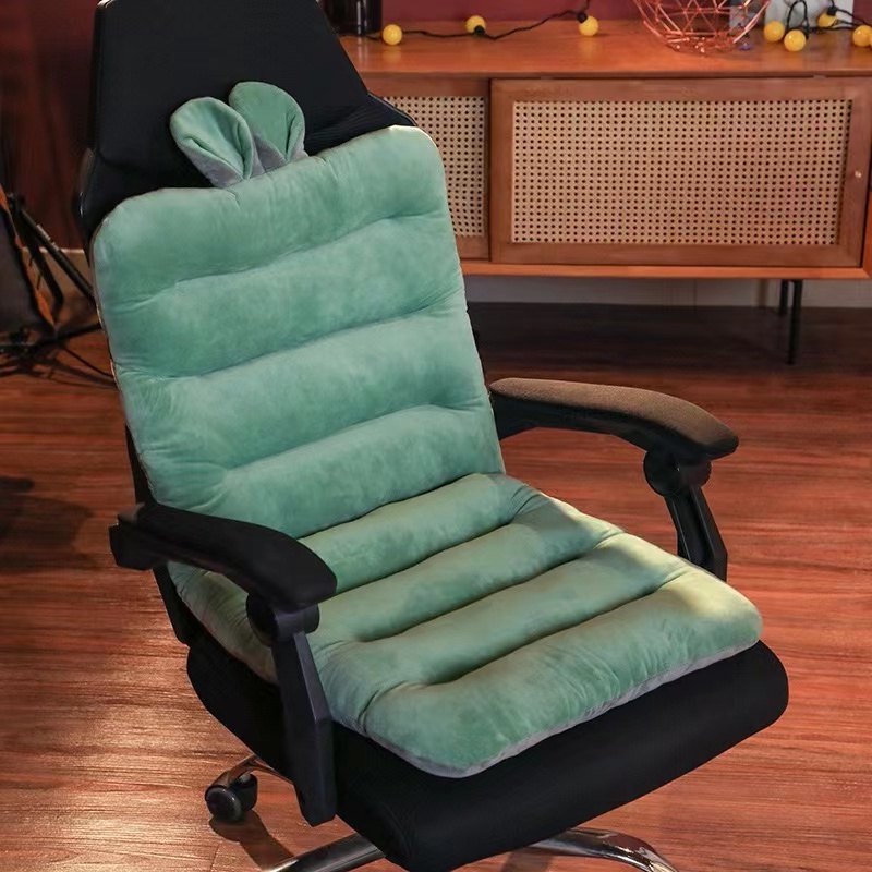 Four seasons cushion cushion backrest integrated chair office sedentary ...