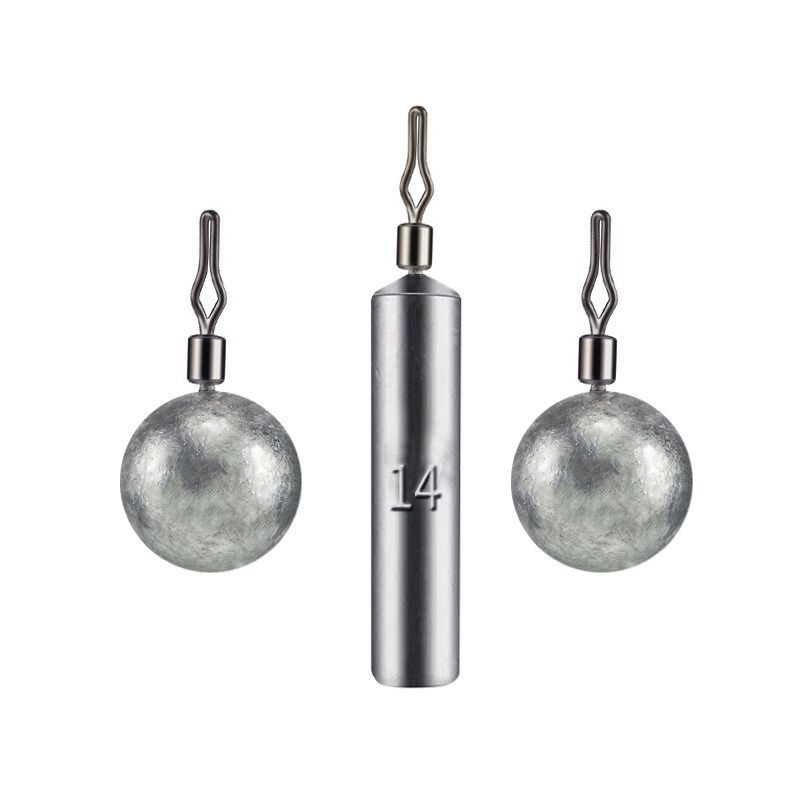 10Pcs 360 Degree Rotatable Clip Fishing Sinkers Water Droplets Head  Lead Weights Drop Shot Sinkers