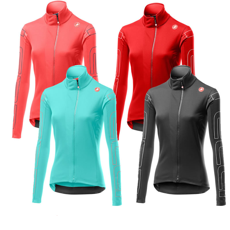 Long Sleeves Cycling Top Castelli Women's Cycling Jerseys Outdoor Bicycle Cycling Jersey Road