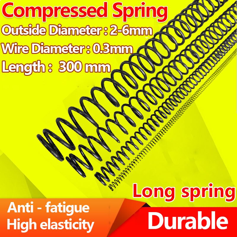 d0.3*D2-6*L300MM Pressure Long Spring Release Spring Return Spring ...