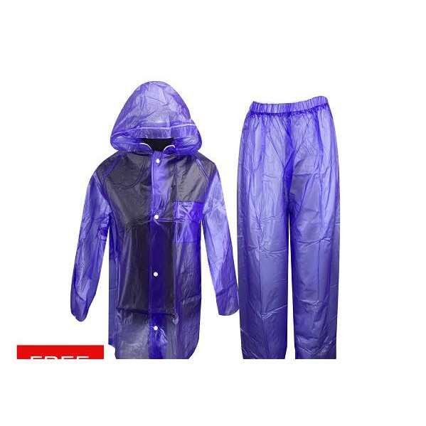 Y218 Universal Transparent Raincoat Walking Raincoat With Pants ...