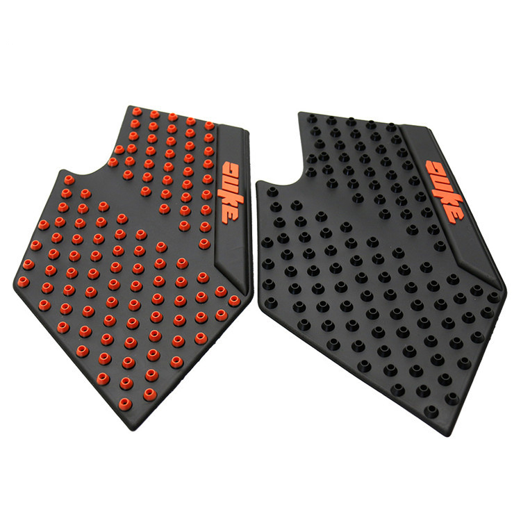 BDJ Motorcycle Tank Traction Pads Side Gas Knee Grip Decal Protector