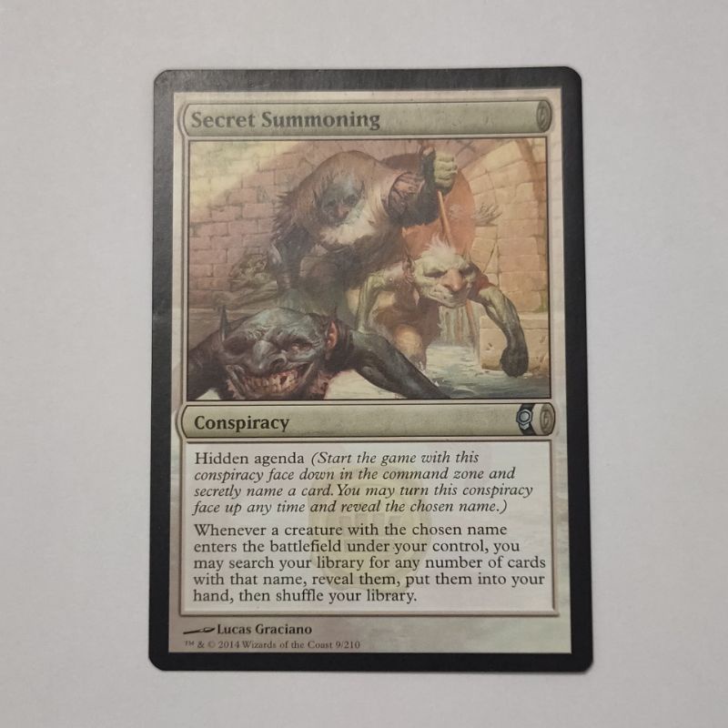 MTG Card SECRET SUMMONING Magic the Gathering Trading Card Game ...