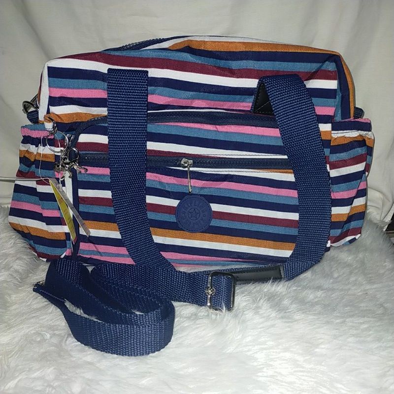 K0123 Kipling Multi Pocket Shoulder Bag made in Vietnam Shopee