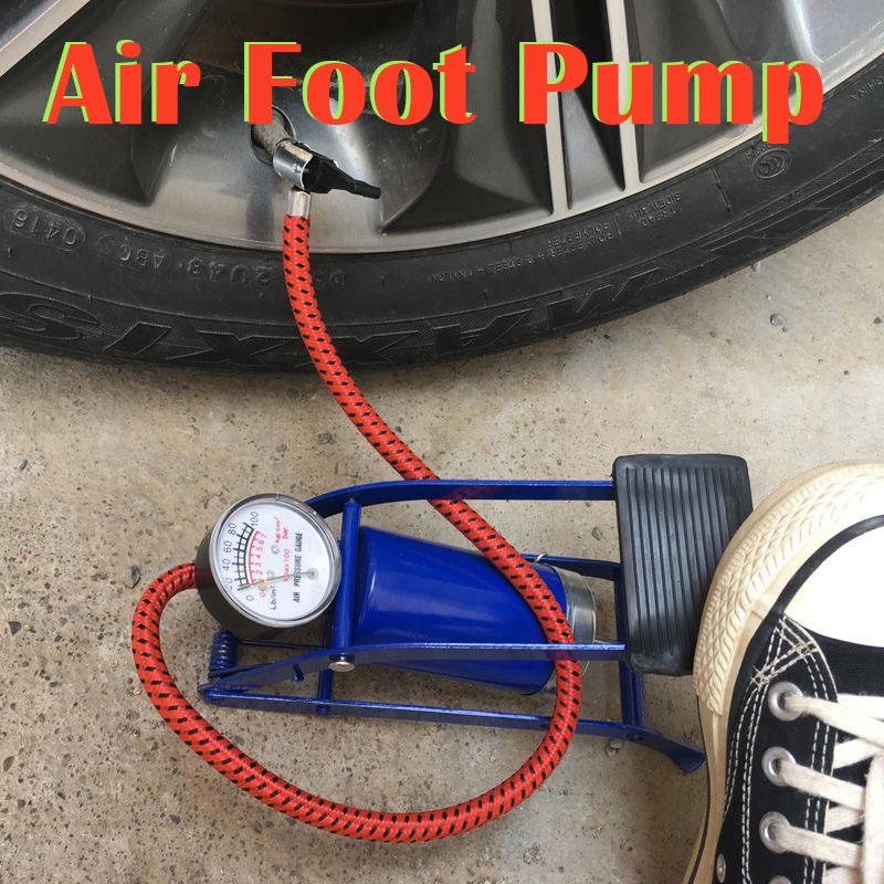 Bike tire best sale foot pump