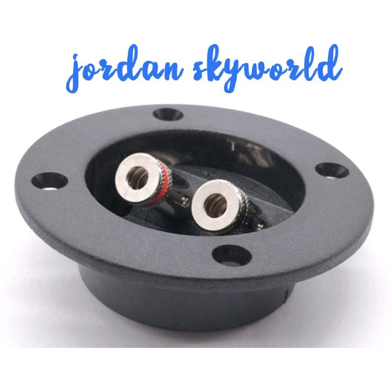 ROUND SPEAKER TERMINAL PLASTIC SOLD AS PAIR | Shopee Philippines