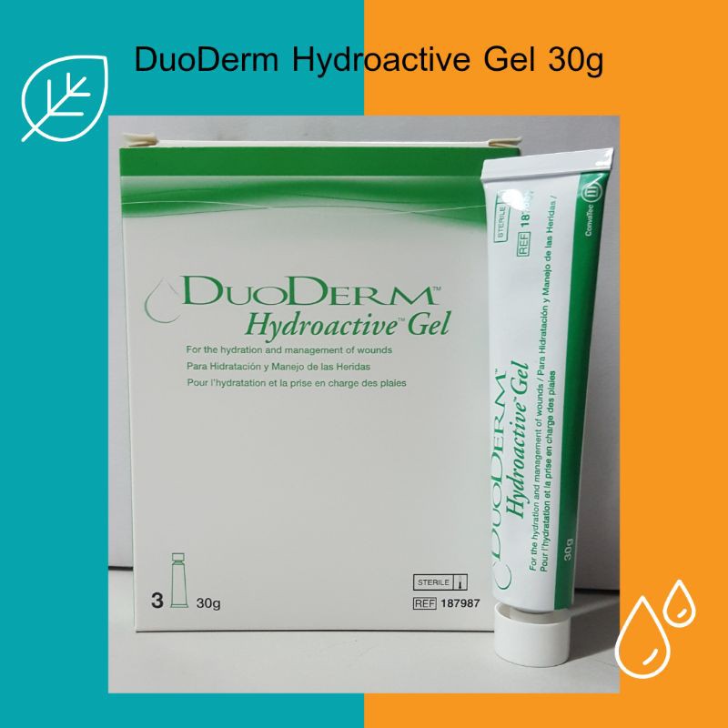 DuoDerm Hydroactive Gel A For Bedsores Diabetic Wounds Eliminates Dead ...