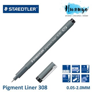 Staedtler 308 Coloured Pigment Liner Pen 0.3 - Single / Purple