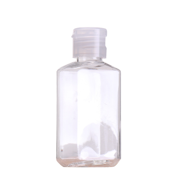 60ml Clear Plastic Bottle with Flip Cap Hand Sanitizer Plastik Botol ...