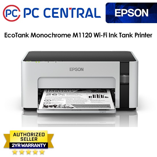 Epson Ecotank M1120 Monochrome Wi-Fi Ink Tank Printer | Shopee Philippines