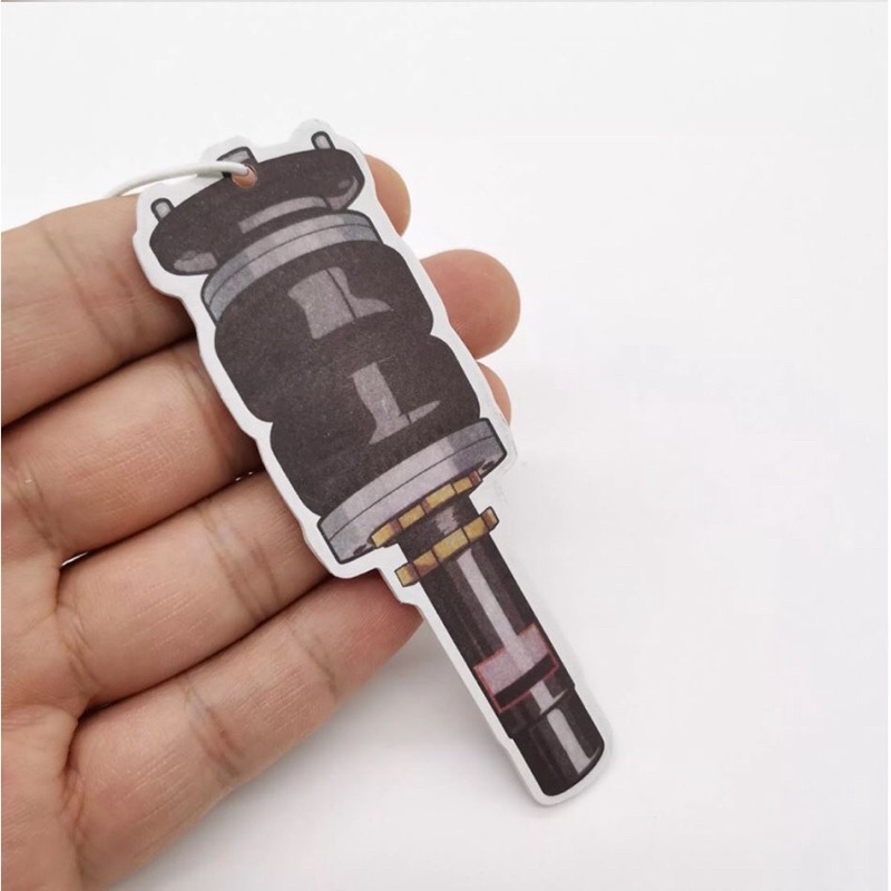 JDM Japan AIR SUSPENSION Pneumatic Shock Absorber Badge Car Paper Air ...
