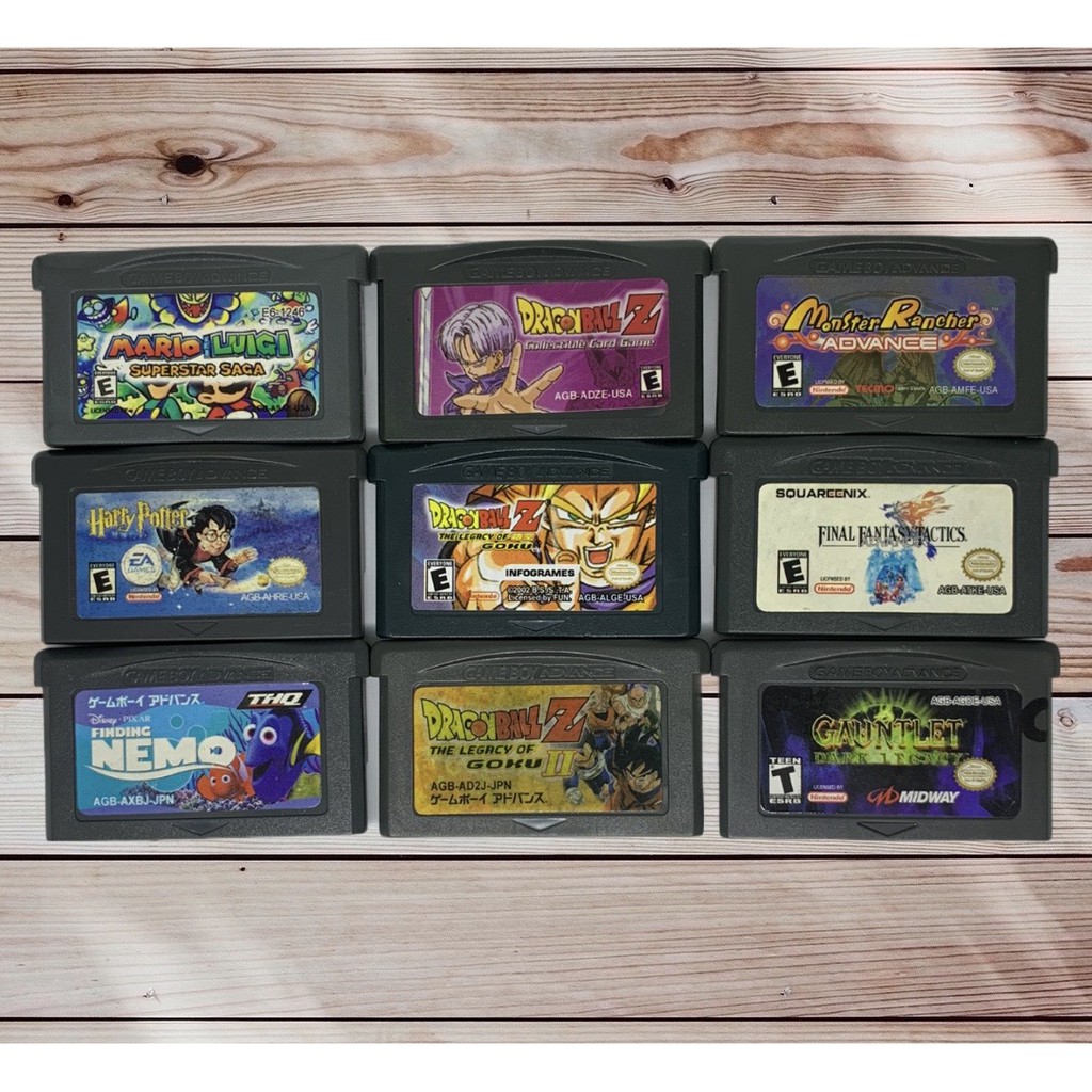 Nintendo Game Boy Advance Games Cartridge (ORIGINAL) Shopee Philippines