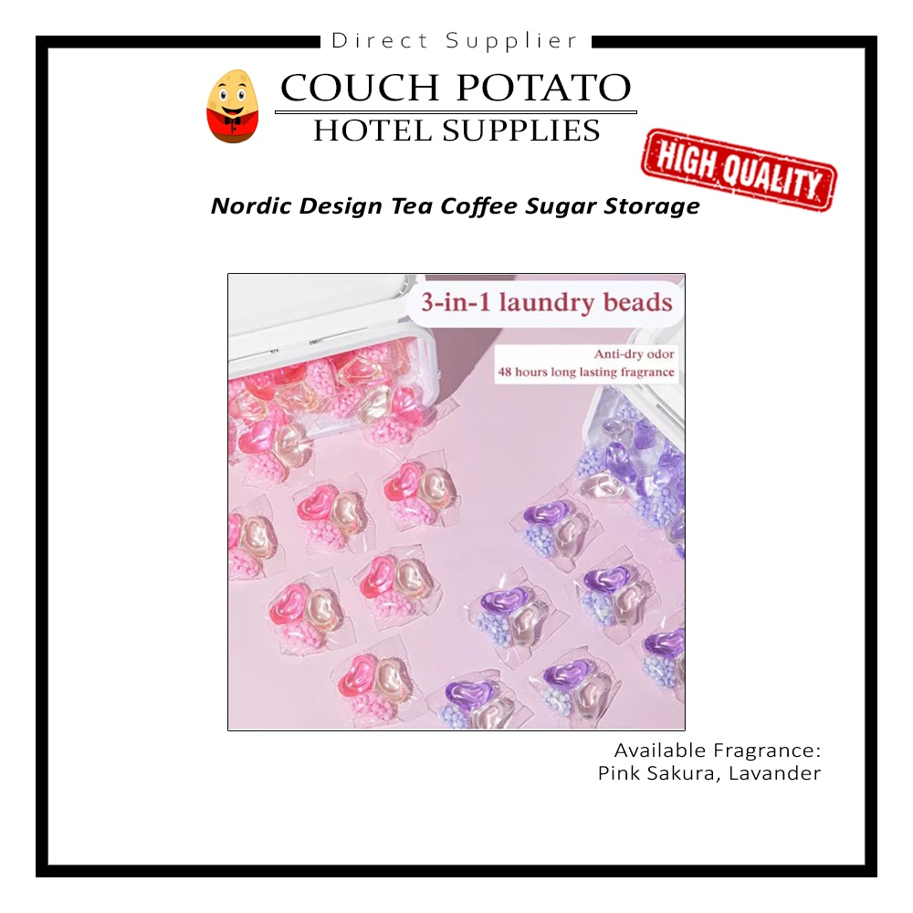 (25pcs) 3in1 Laundry Beads Gel Lasting Fragrance laundry beads