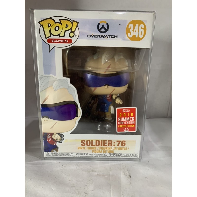 Funko Pop Overwatch Soldier 76 No. 346 2018 Summer Convention