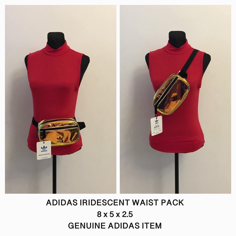 Adidas iridescent belt bag best sale