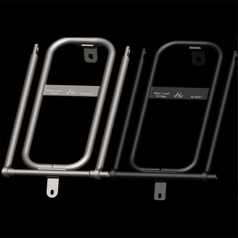 H&H Bike Rear Q Rack for Brompton Folding Bike Aluminum Alloy 6061 Easy ...