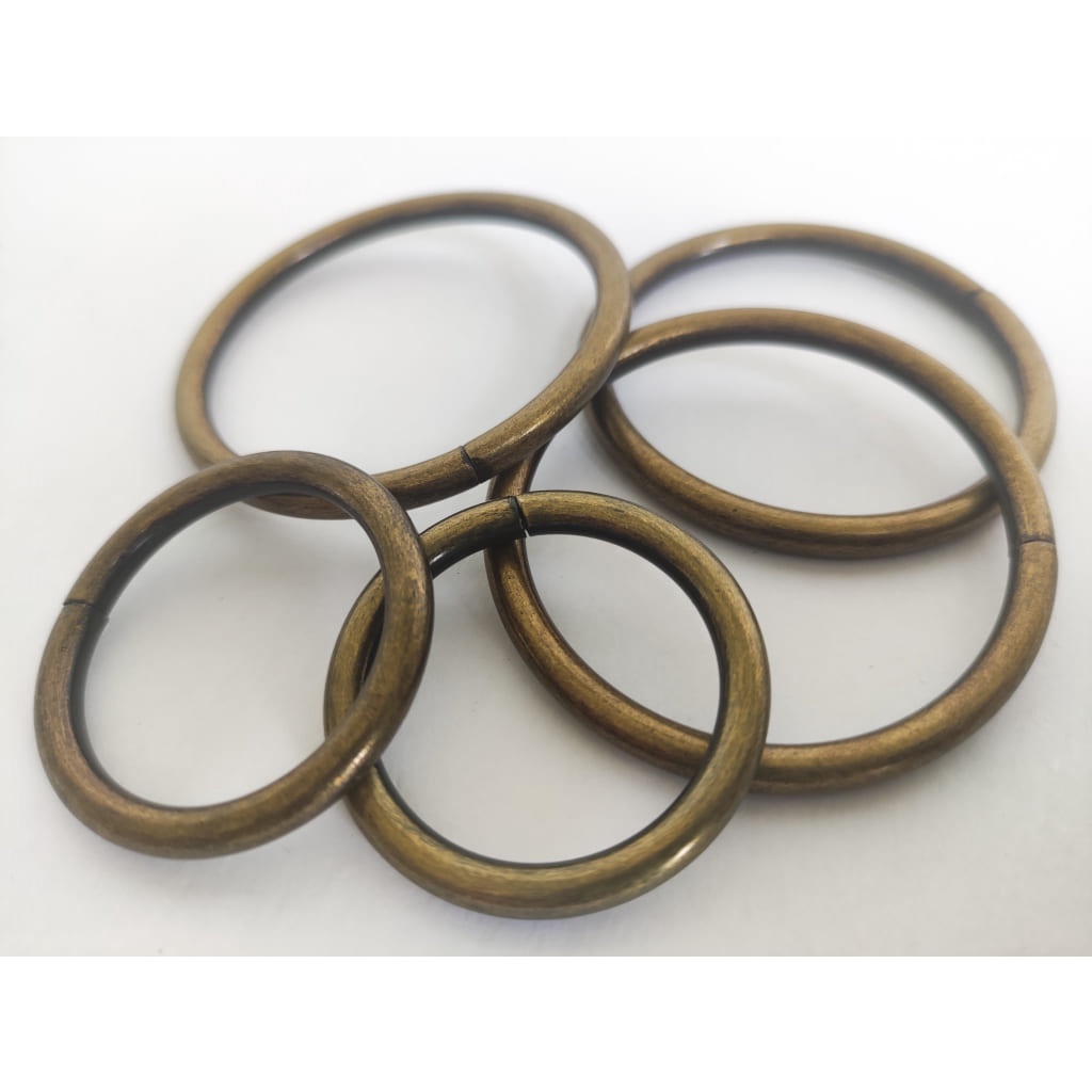 10 pcs Metal Rings, Antic Style O Rings for DIY Craft, Bag , Macrame  Planter Hanger/ Hammock Rings