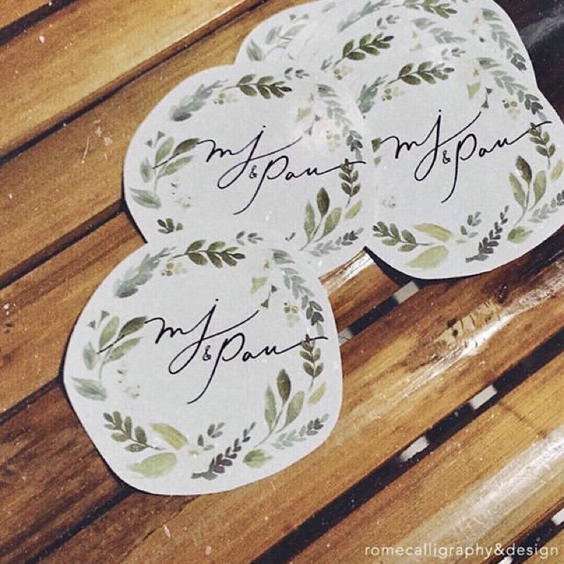 Sticker Seal for Wedding Invitations 20 pcs Shopee Philippines
