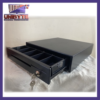 POS Electronic Cash Drawer Box Case Storage 4 Bills 5 Coins Trays ...