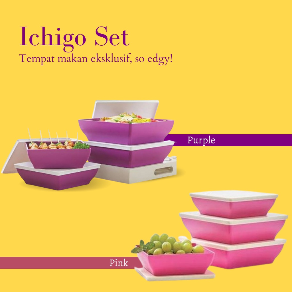 Ichigo Set Original Tupperware Lunch Box Package | Shopee Philippines
