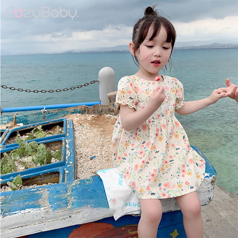 Cute baby girl with 2024 frock