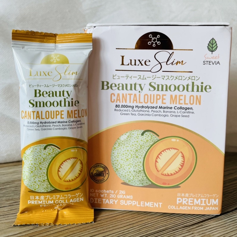 LUXE SLIM Beauty Smoothie Cantaloupe Melon Shopee Philippines
