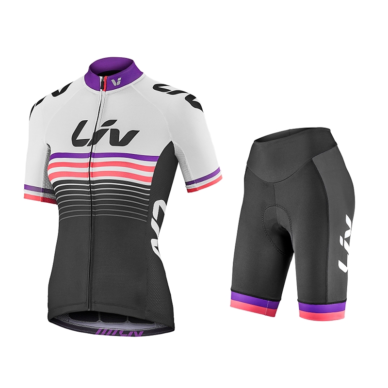 LIV Cycling jersey Set Women Short Sleeve Bike Shirts Cycling Pants Shopee Philippines