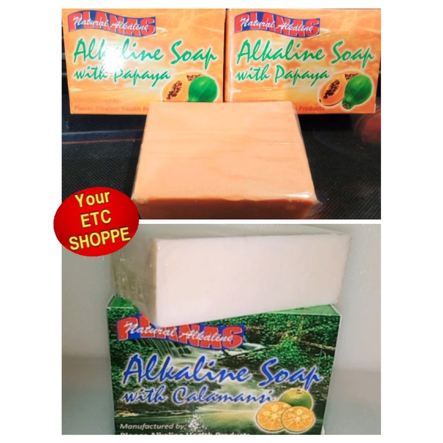 Lightening Papaya Soap and Calamansi Soap Alkaline Soap Planas Health
