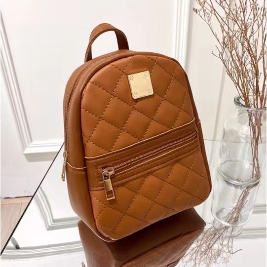 Girl Leather Backpack YY BAG#2022 KOREAN FASHION LEATHER MINI - Main Image