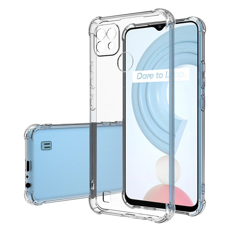 Clear Shockproof Case For Realme Real Me Note 50 C65 C63 C61 C67 C55 