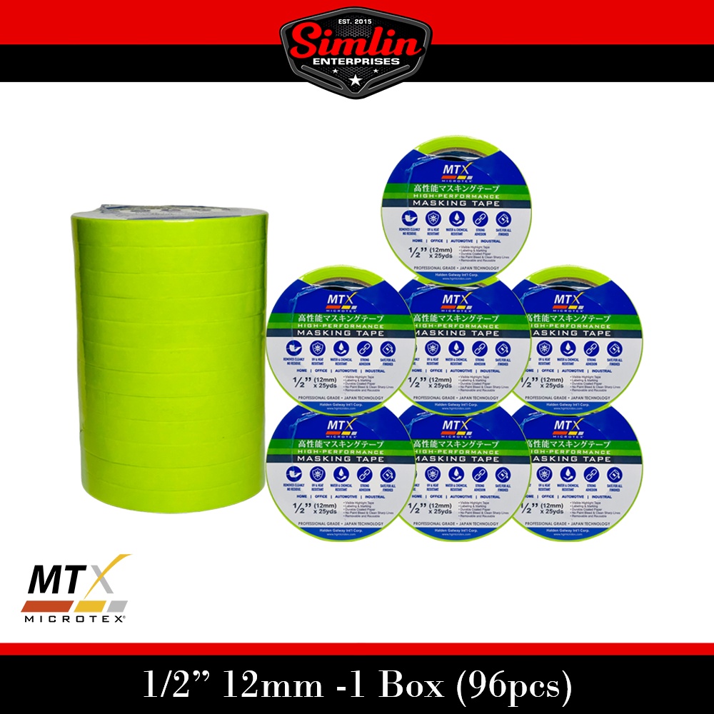 MTX Masking Tape 1 BOX High Performance All in One Painter's Masking