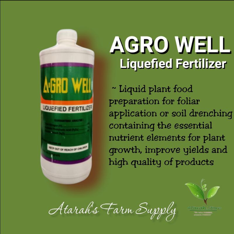 COD! AGRO WELL Plant Food Liquefied Foliar (1L) | Shopee Philippines