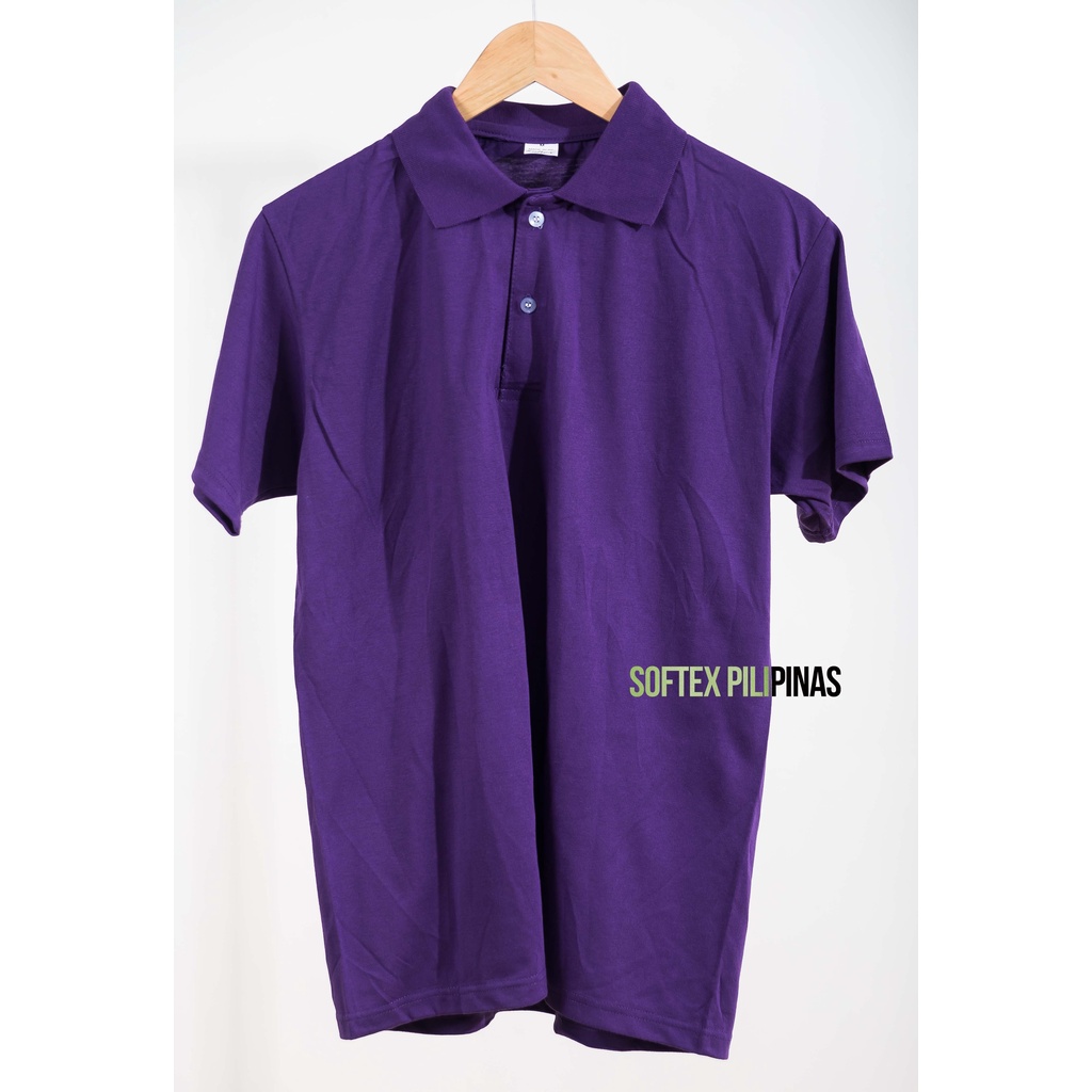 Softex Dark Color Petchera Poloshirt Cottons Unisex (SET2) | Shopee ...