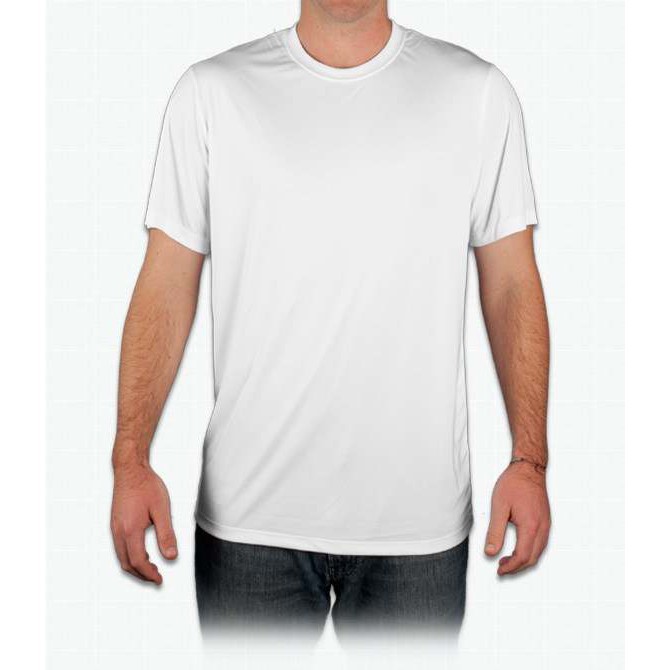 White dry fit on sale shirt