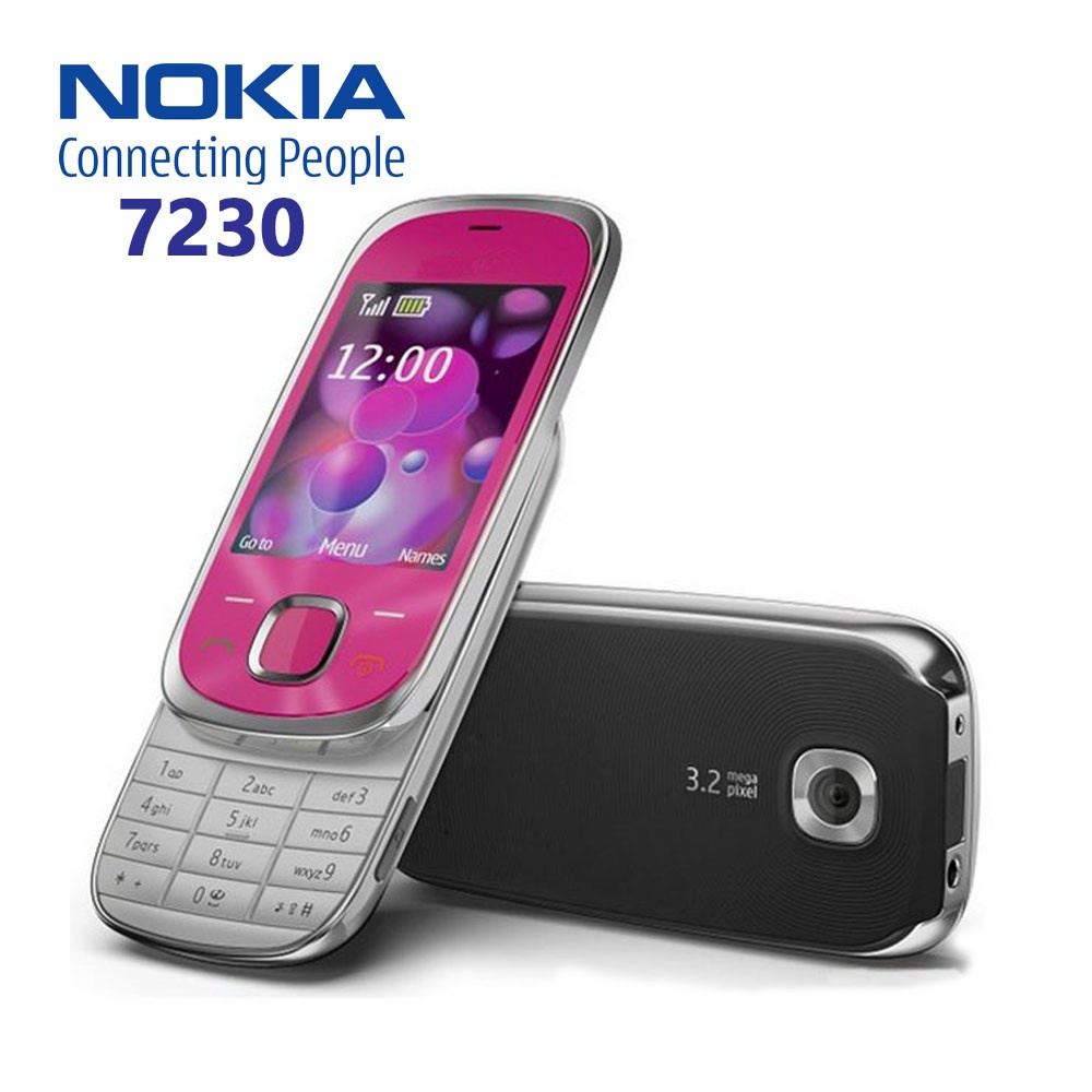 Nokia 7230 unlocked 3.2MP camera Bluetooth fm Java MP3 keypad cellphone