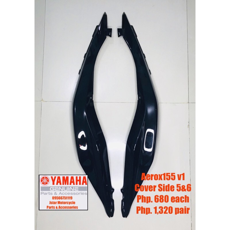 COVERSIDE 5 & 6 SIDE COVER Left and Right for AEROX V1 / Yamaha Genuine ...