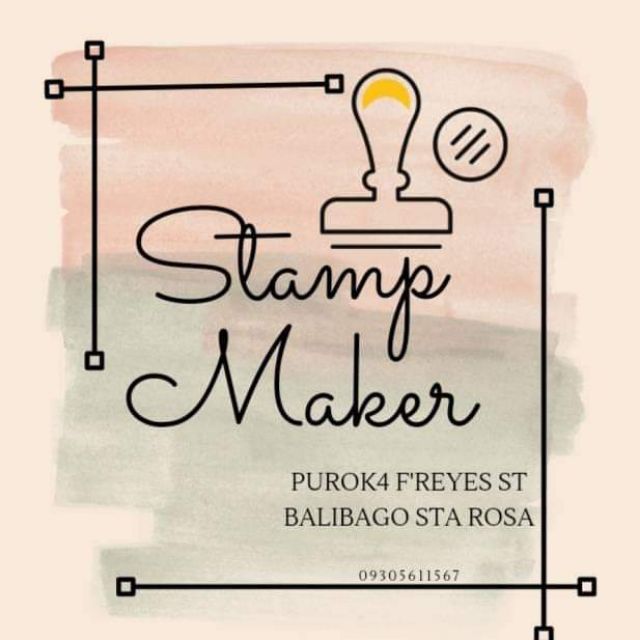 50x80 mm selfinking stamp/flash stamp/logo stamp